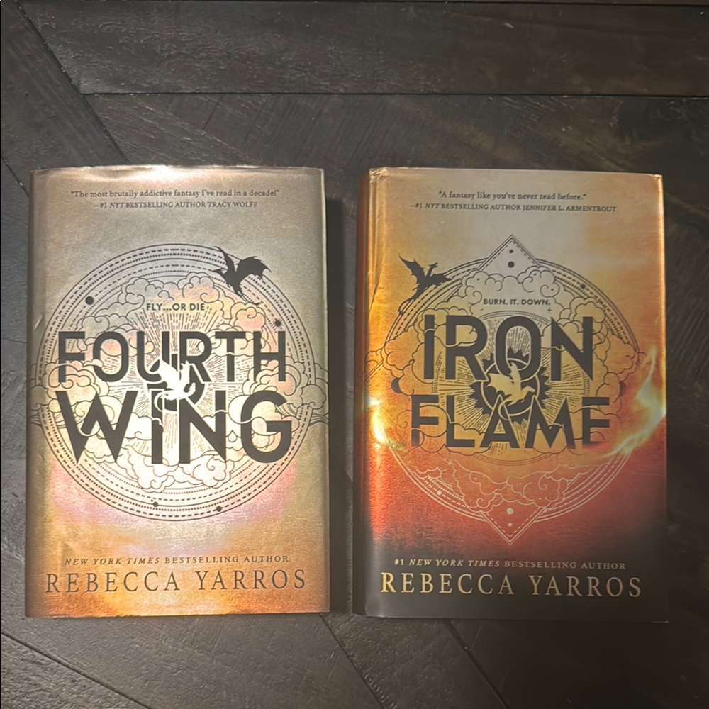 Fourth Wing and Iron Flame Books by Rebecca Yarros